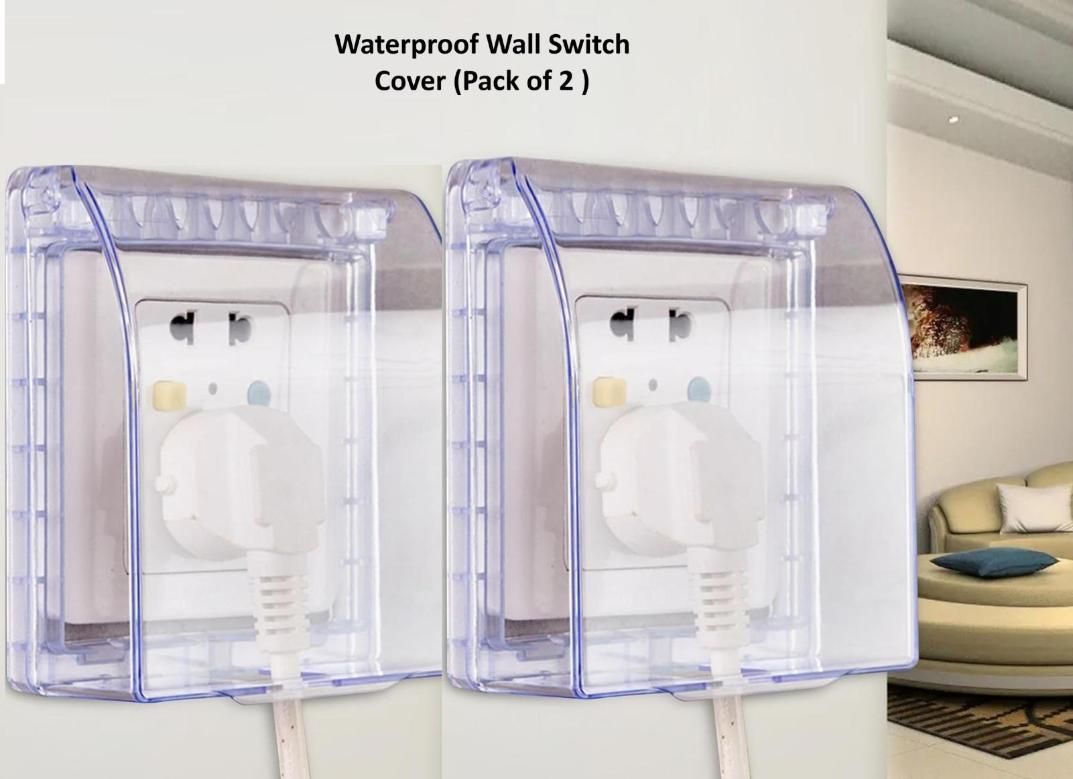 Waterproof Wall Switch Cover (Pack of 2)